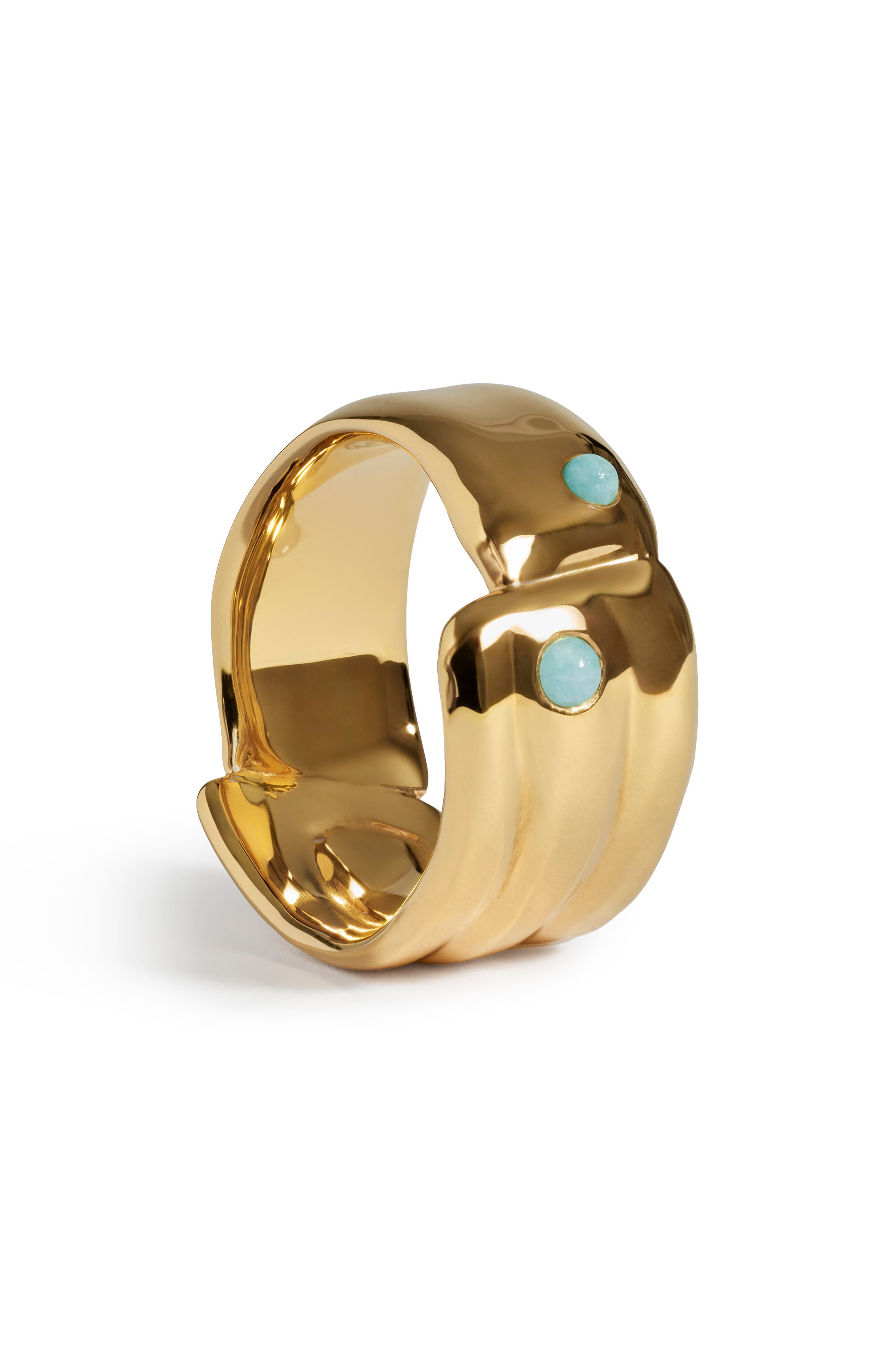 selected 18K GOLD VERMEIL / AMAZONITE