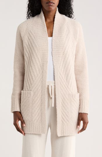 Barefoot Dreams ® Cozychic™ Directional Ribbed Cardigan In Neutral