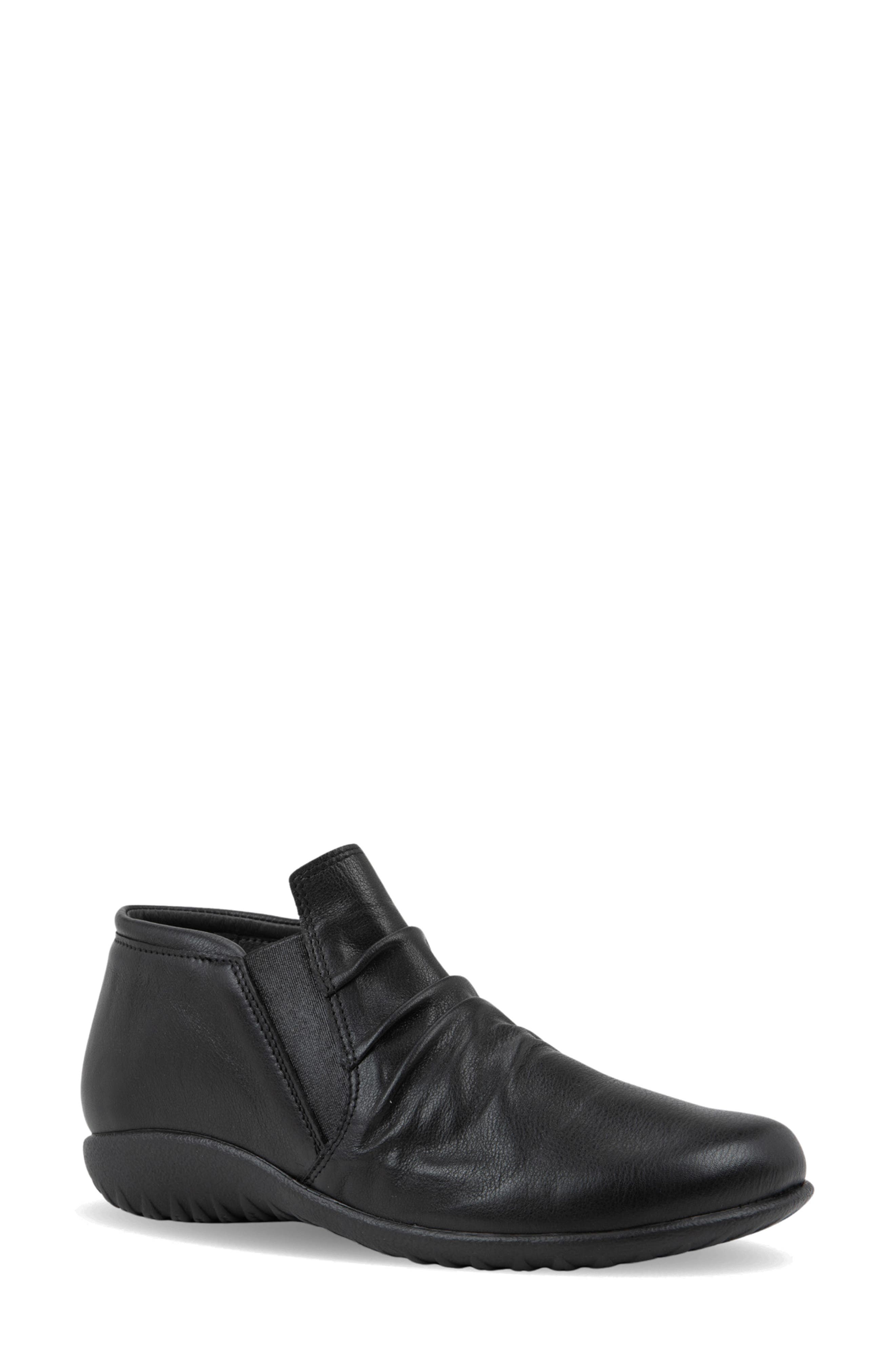 Naot Terehu Bootie, Main, color, Black Leather