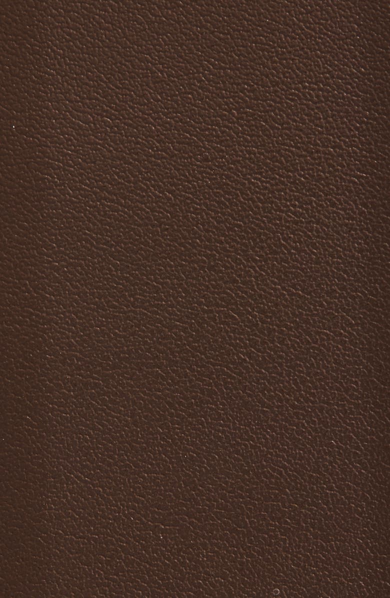 Steve Madden Ribbed Buckle Faux Leather Belt, Alternate, color, Brown