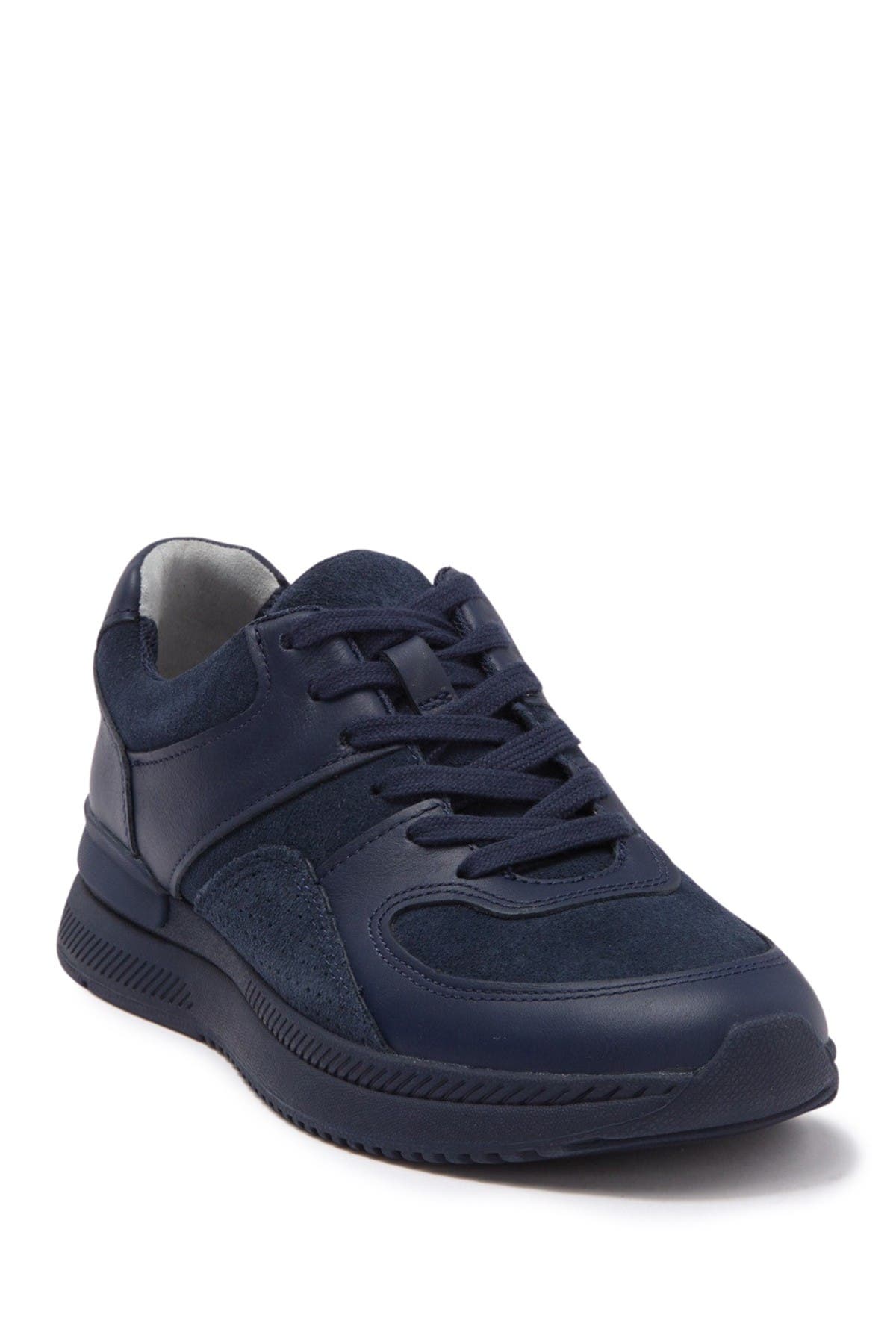 Everlane The Trainer Leather Sneaker, Main, color, 