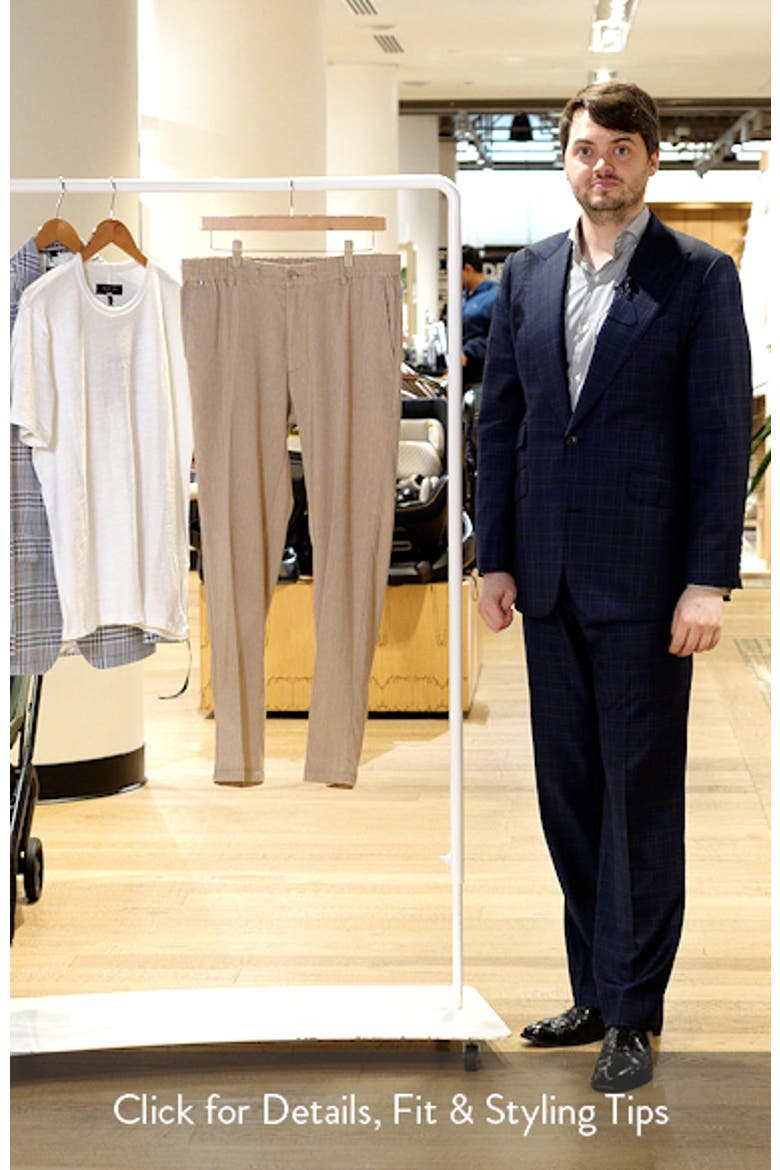 Kane Linen Blend Drawstring Pants video