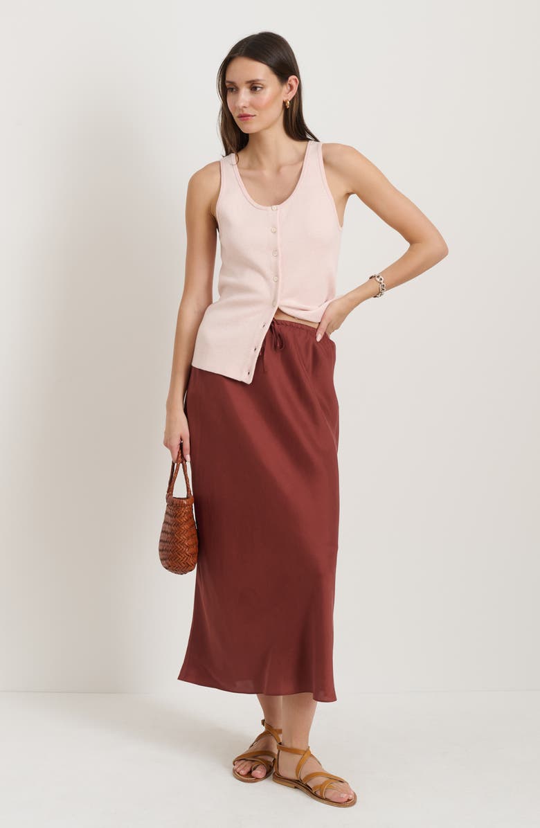 Alex Mill Louisa Cotton & Cashmere Vest, Alternate, color, Whisper Pink