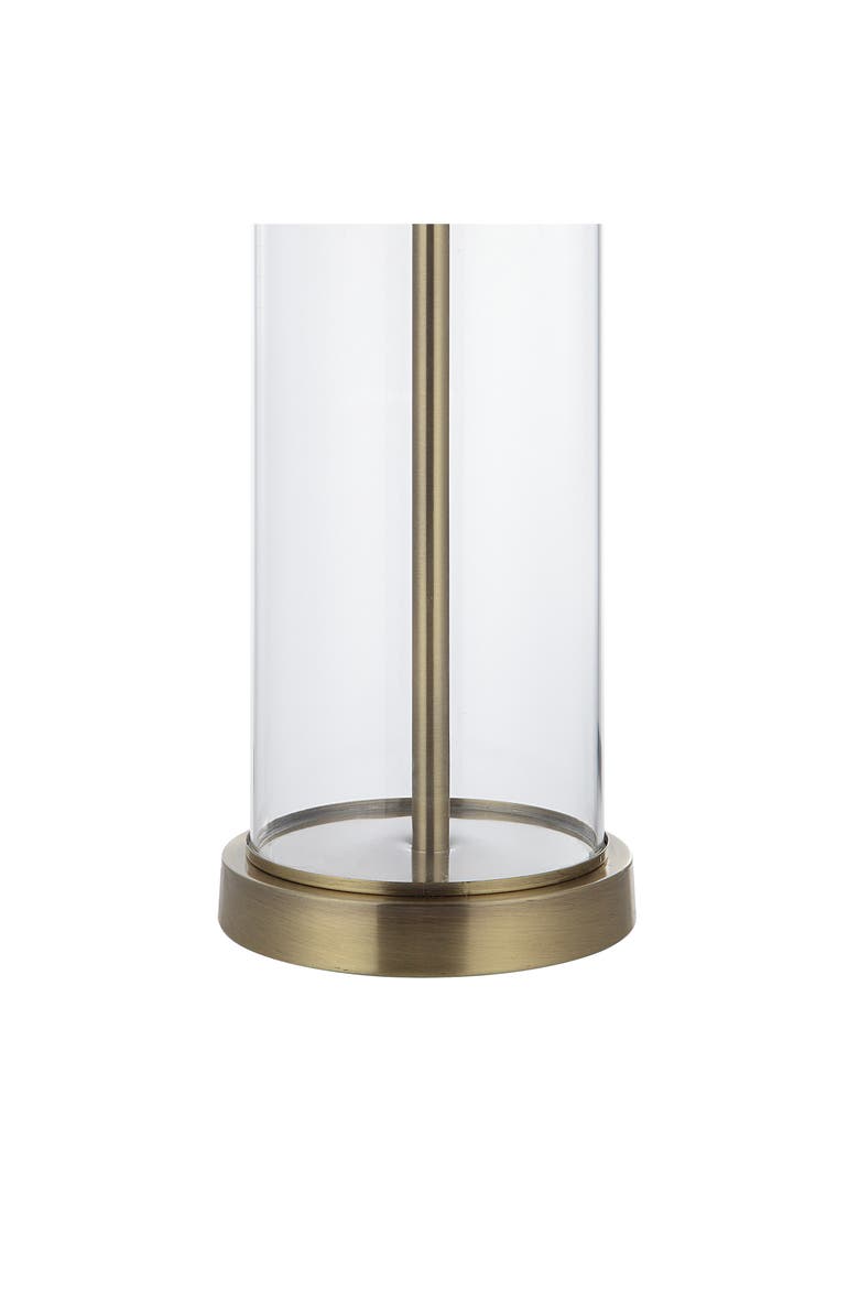 Saco Set of 2 Satin Brass & Glass Table Lamps, Alternate, color, NO COLOR