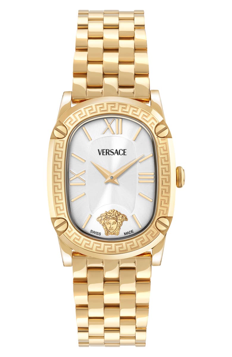 Versace Couture Bracelet Watch, 40mm x 29mm, Main, color, Gold