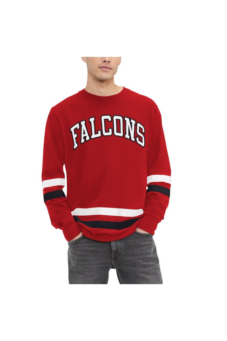 Men's Tommy Hilfiger Red/Black Atlanta Falcons Nolan Long Sleeve T-Shirt, Alternate, color, Red