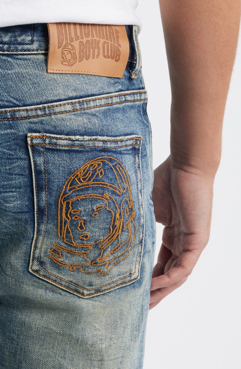 Billionaire Boys Club BB Trek Slim Fit Distressed Jeans, Alternate, color, Mars