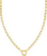 Bony Levy 14k Gold Circle Charm Holder Necklace