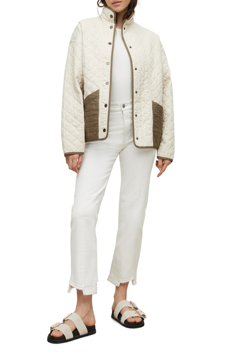 AllSaints Madison Reversible Quilted Cotton Jacket, Alternate, color,