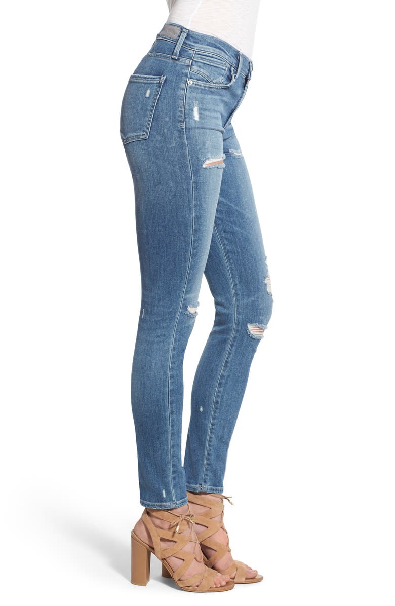 AGOLDE Sophie High Waist Skinny Jeans, Alternate, color,
