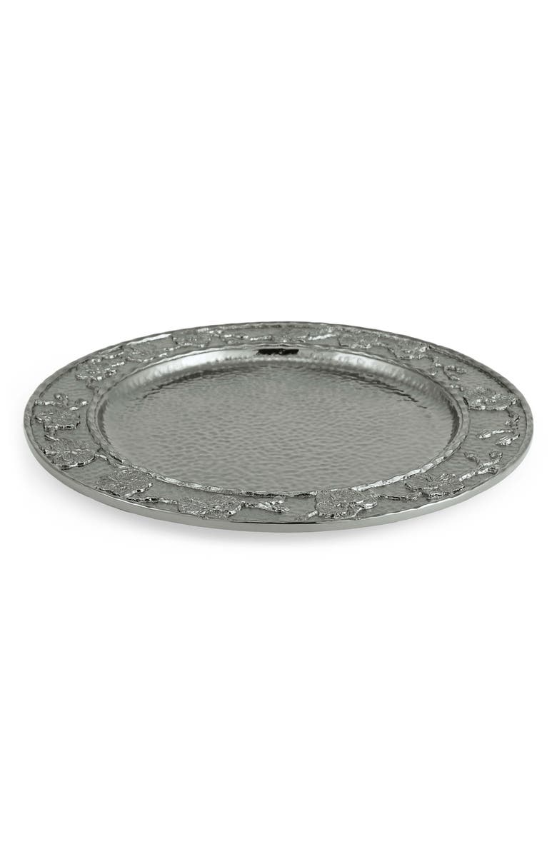 Michael Aram Black Orchid Charger Plate, Alternate, color, Silver