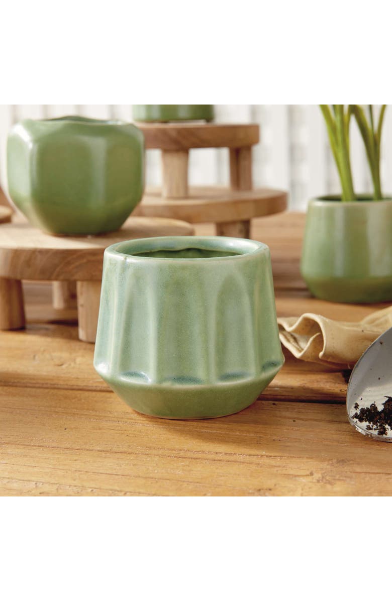 Napa Home & Garden DEZIE MINI POTS Set of 6, Alternate, color, Green