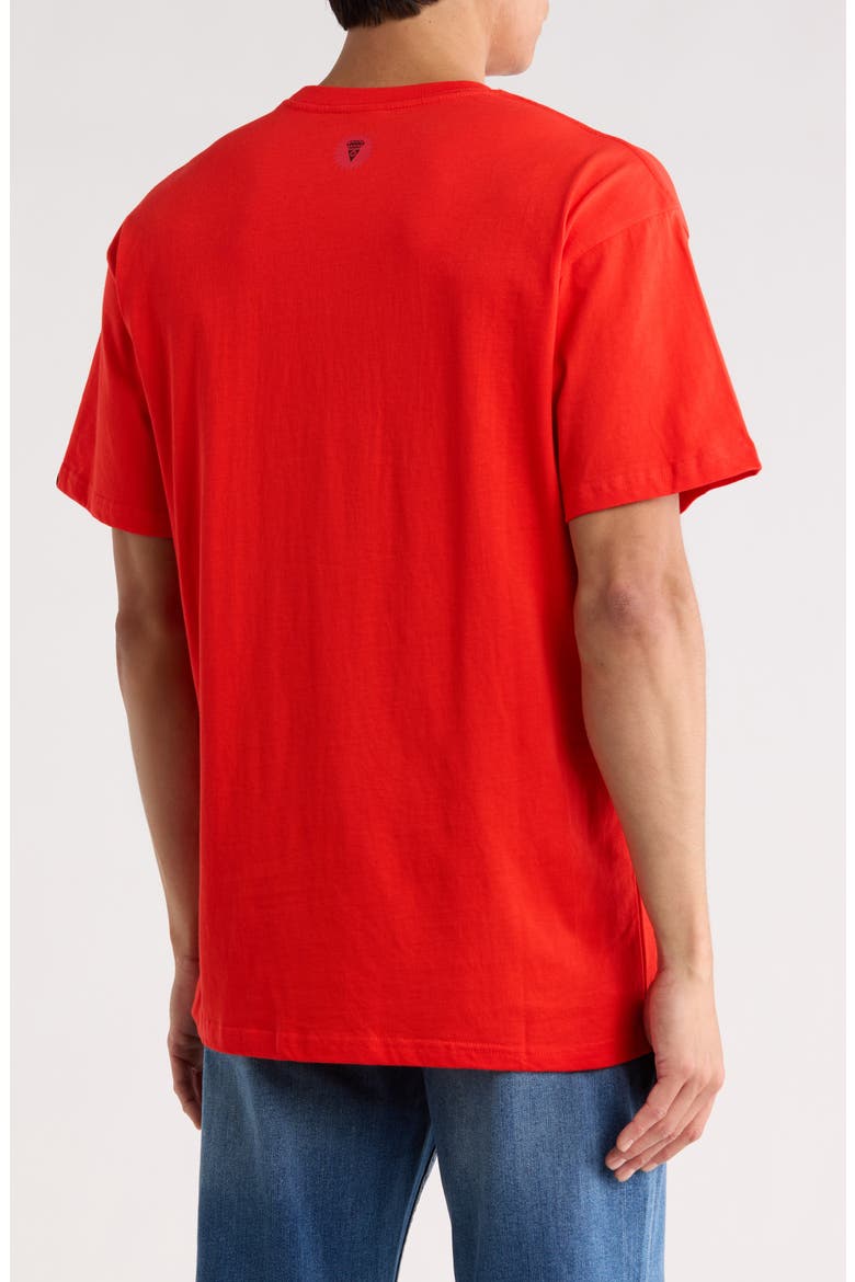 Vanilla Graphic T-Shirt, Alternate, color, FIERY RED
