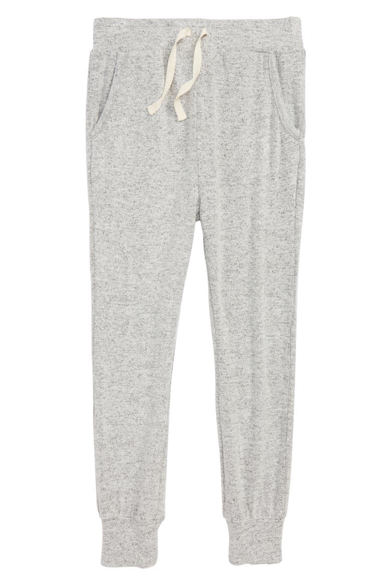 Cozy Jogger Pants, Main, color, GREY ASH HEATHER