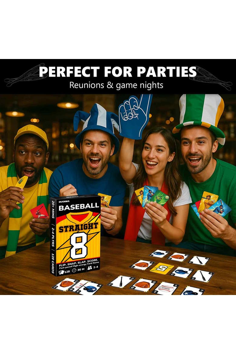 Kids and Adults Fast Paced Sports Card game, Alternate, color, Baseball