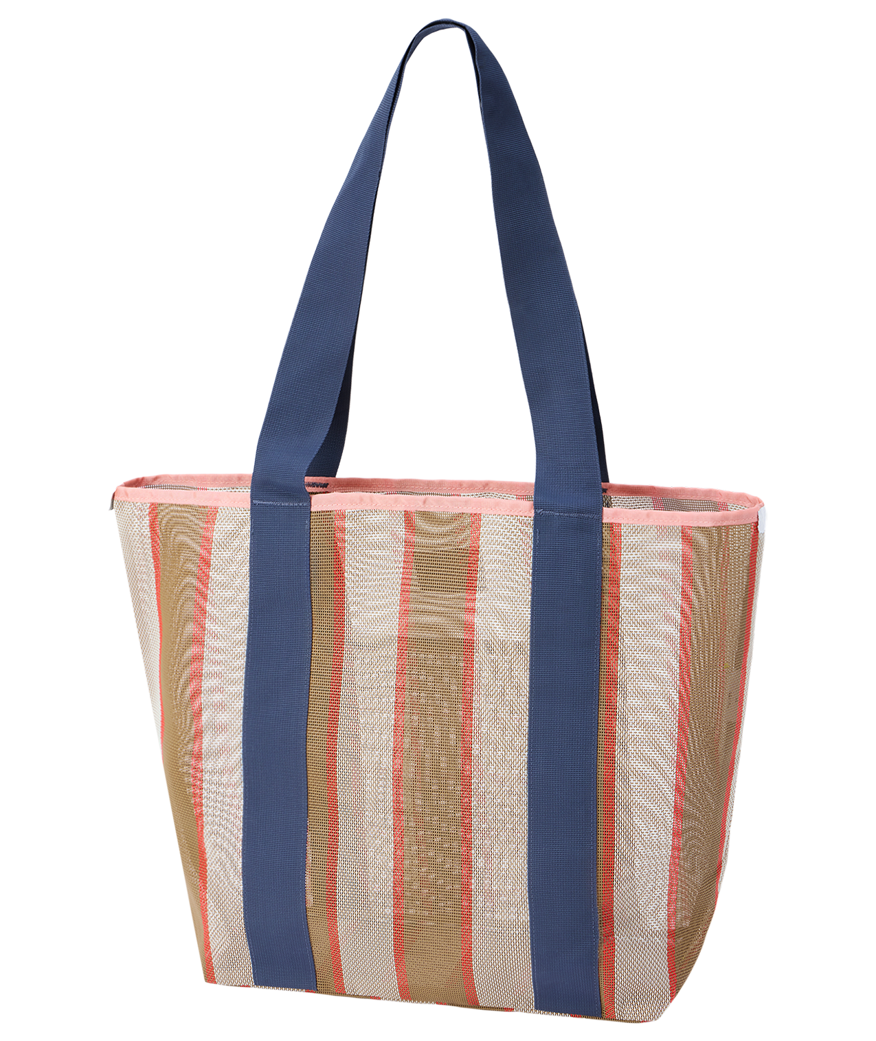 Mesh Tote, Alternate, color, COYOTE/FLAME SCARLET