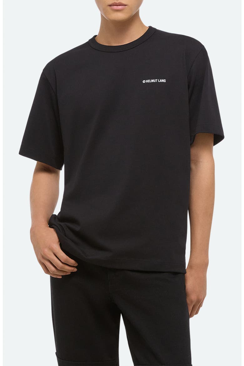 Plastic Logo Cotton Graphic T-Shirt, Main, color, BLACK