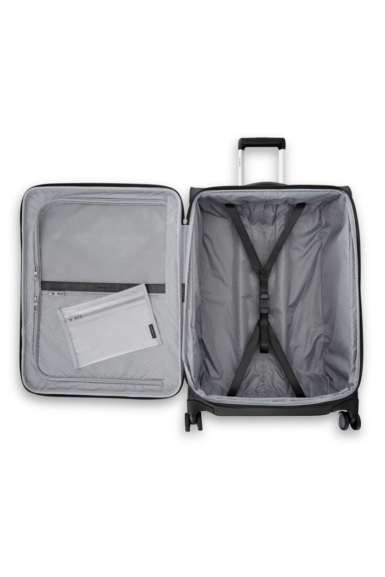UpLIFT Softside Expandable (20"/29") 2 Piece Spinner Luggage Set, Alternate, color, Black