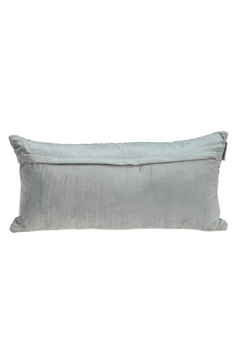 Reta Diamond Quilted Throw Pillow, Alternate, color, GRAY