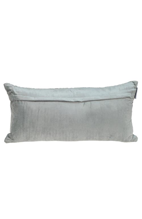 Parkland Collection Reta Diamond Quilted Throw Pillow In Gray