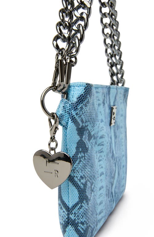 Think Royln Fame Croc Embossed Leather Crossbody Bag