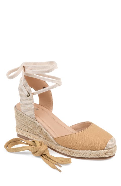 Monte Espadrille Ankle Strap Wedge Sandal (Women)