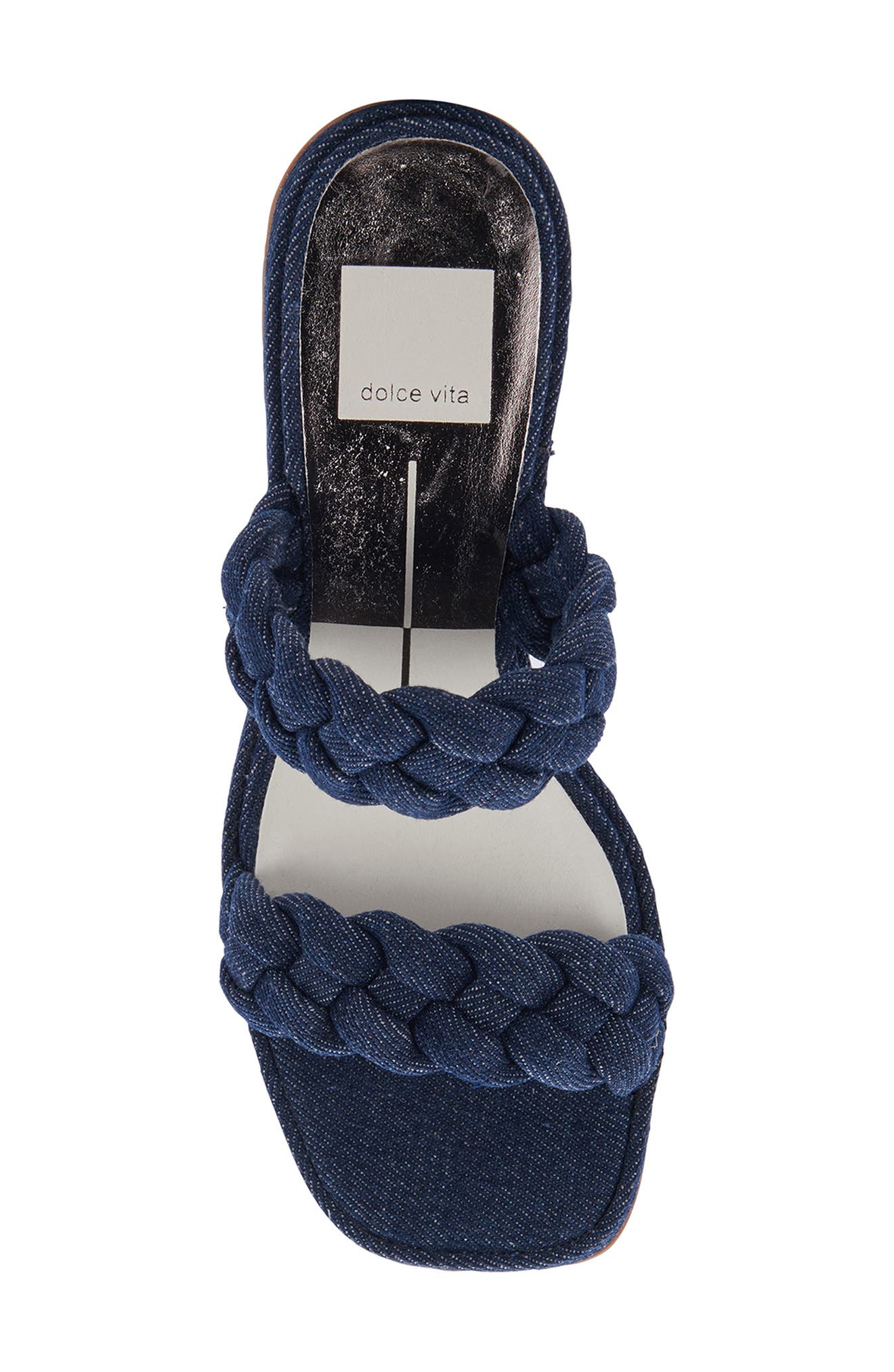 Dolce Vita Ronin Slide Sandal, Alternate, color, Indigo Denim