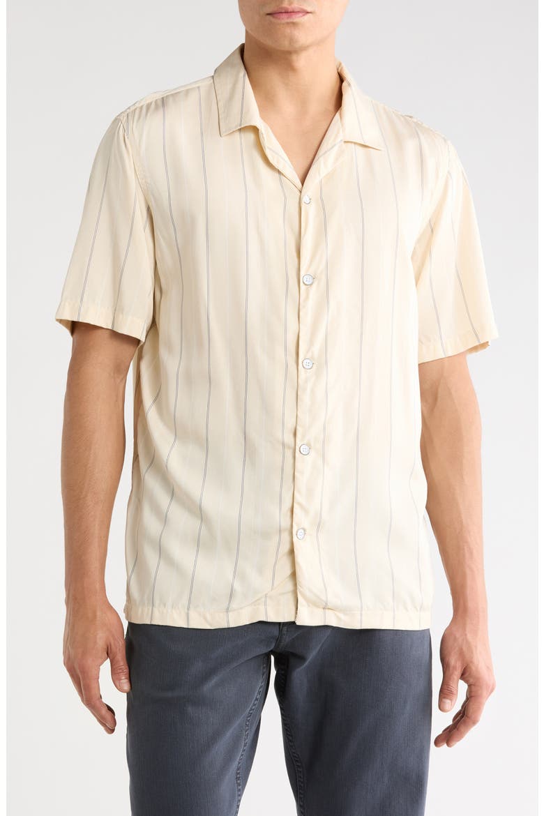 Alan Printed Shirt, Main, color, YELLOW/ IVORY MULTI