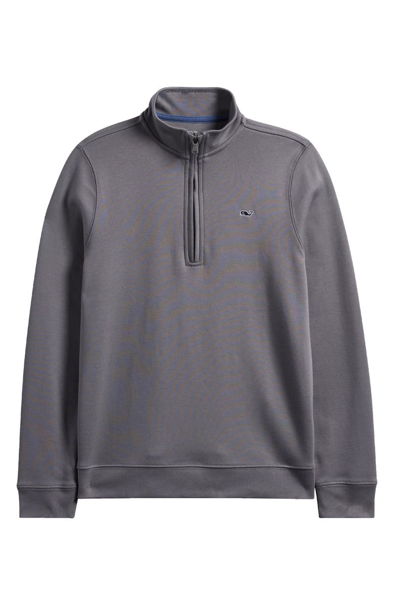 vineyard vines Kids' Exclusive Half Zip Pullover, Main, color, Gray Harbor