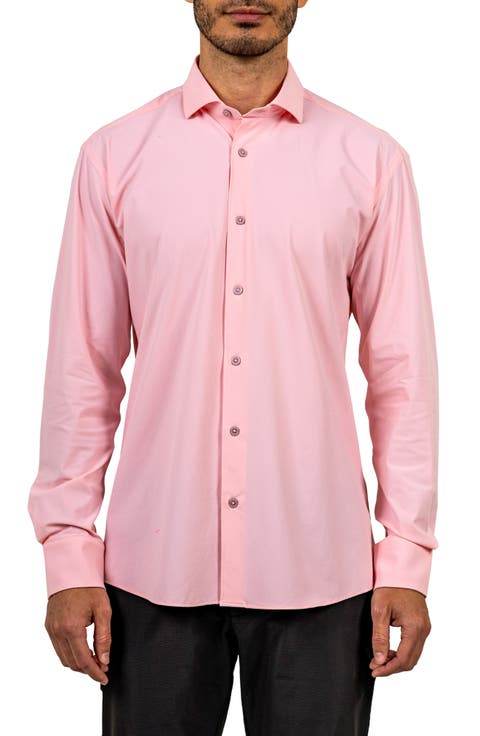 Einstein Stretchcore Long Sleeve Button Up Shirt