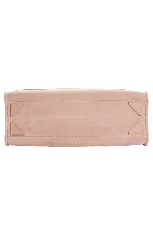 BALMAIN BALMAIN MEDIUM B-ARMY SUEDE SHOPPER TOTE 