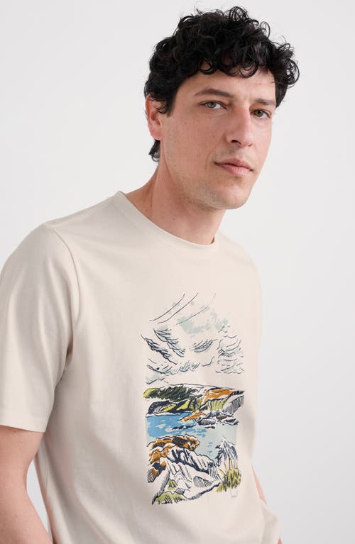 Seasalt Cornwall Midwatch Organic Cotton Graphic T-shirt In Animal Print