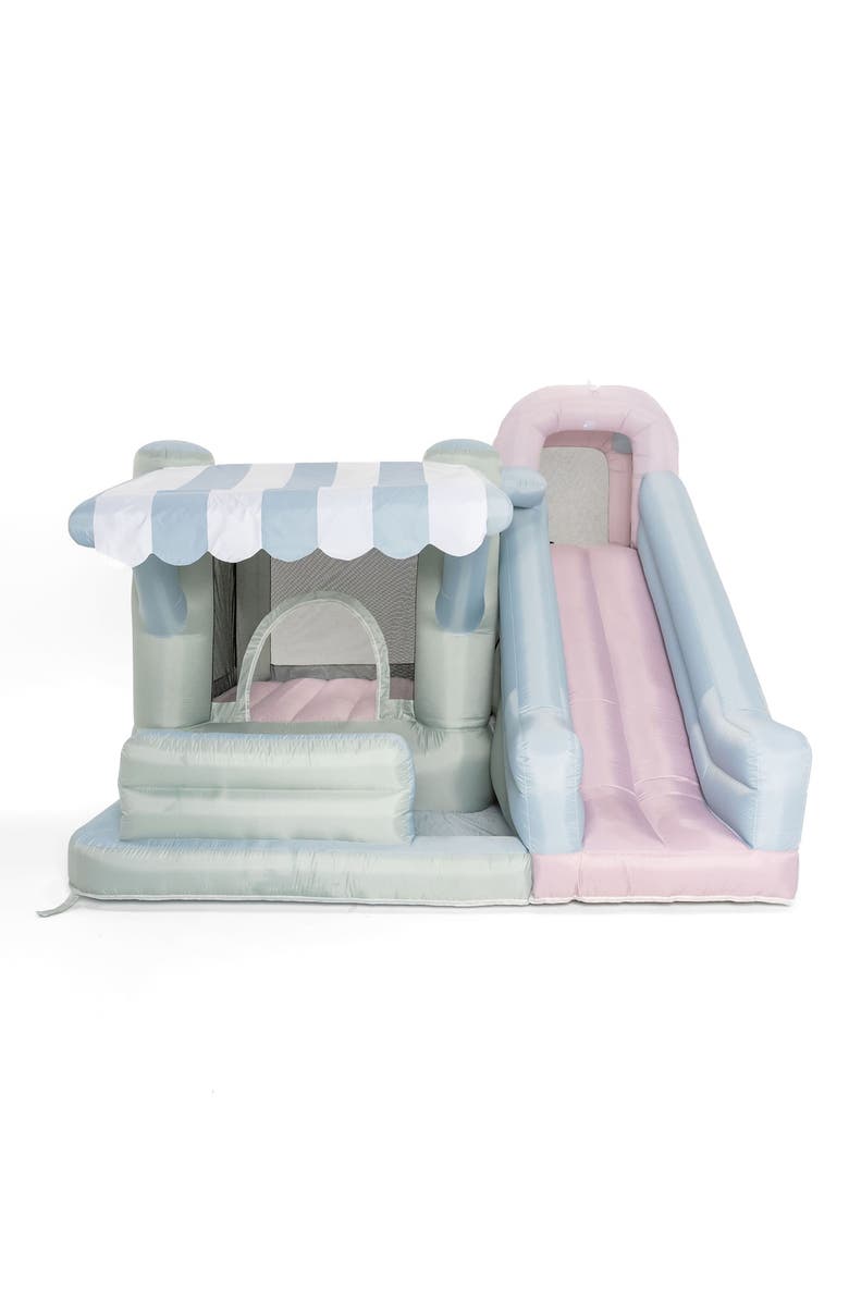 PLAYSMOL Market Splash Bouce House, Alternate, color, Blue And Purple