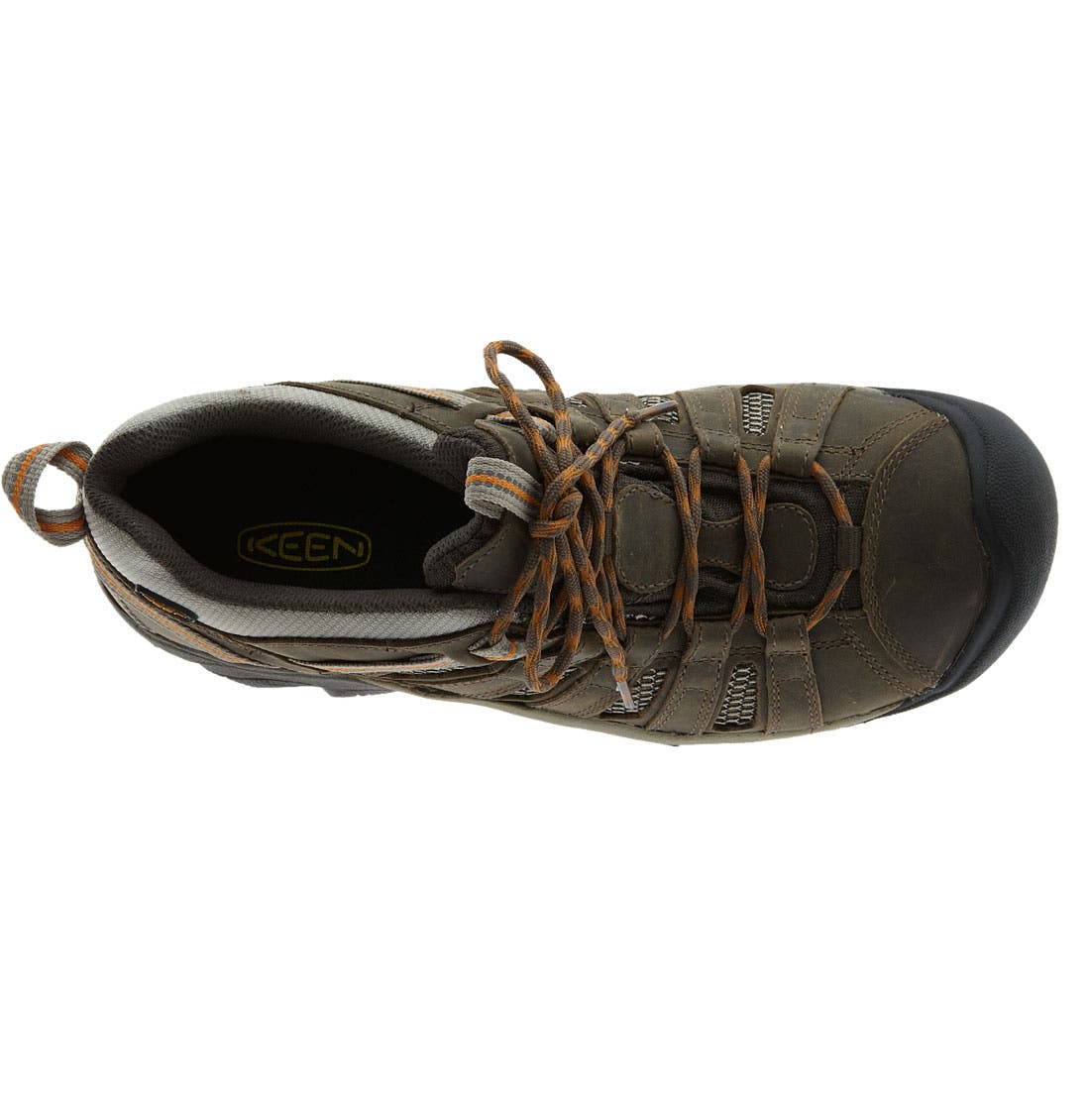 KEEN 'Voyageur' Hiking Shoe, Alternate, color, Black Olive/Inca Gold
