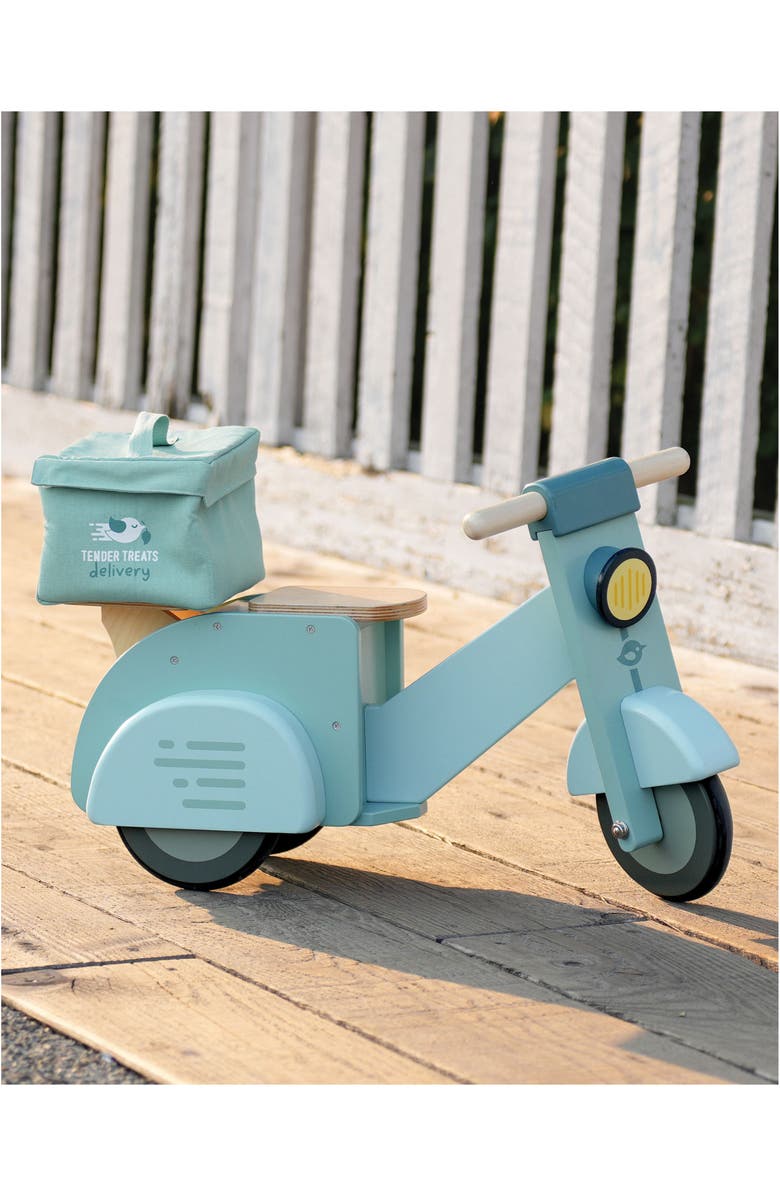 Tender Leaf Toys Delivery Scooter, Alternate, color, Blue Multi
