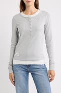ROWING BLAZERS Layered Henley T-Shirt