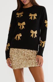 Beach Riot Jolene Bowed Sweater