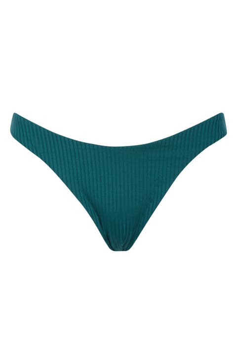 California High Leg Bikini Bottoms