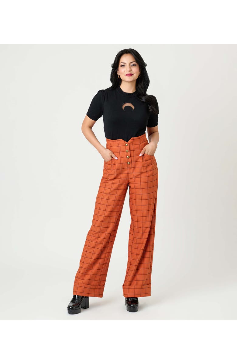 Smak Parlour Moon Cutout Knit Sweater, Main, color, Black