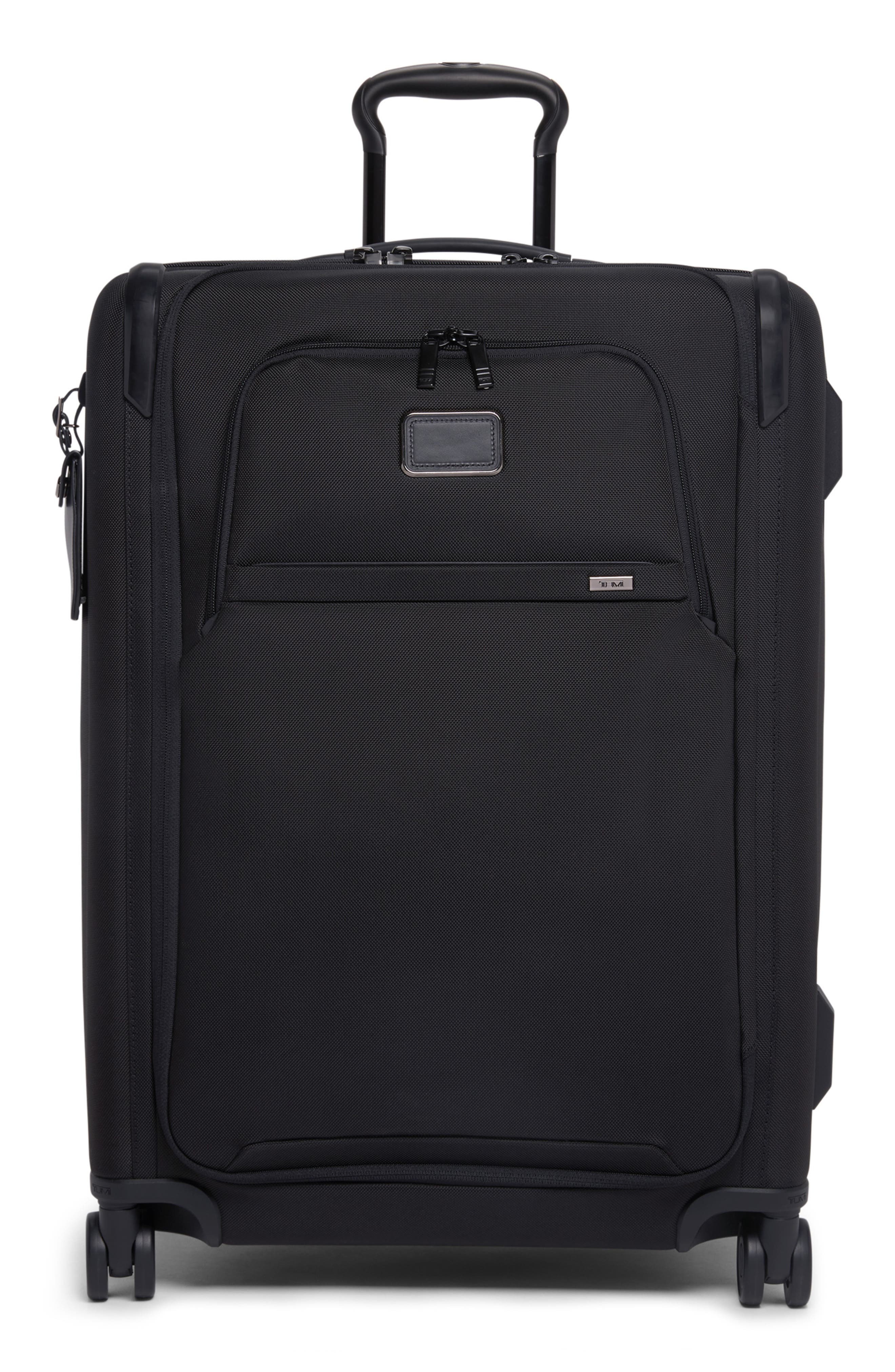 TUMI Medium Dual Access Expandable Checked Bag, Main, color, Black