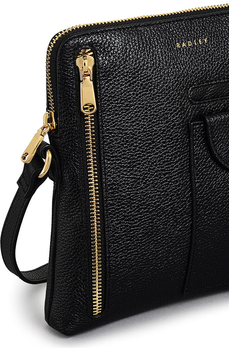 Radley Ridge Park Small Zip Crossbody Bag, Alternate, color, Black
