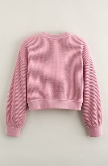 Kids' Cozy Waffle Sweatshirt