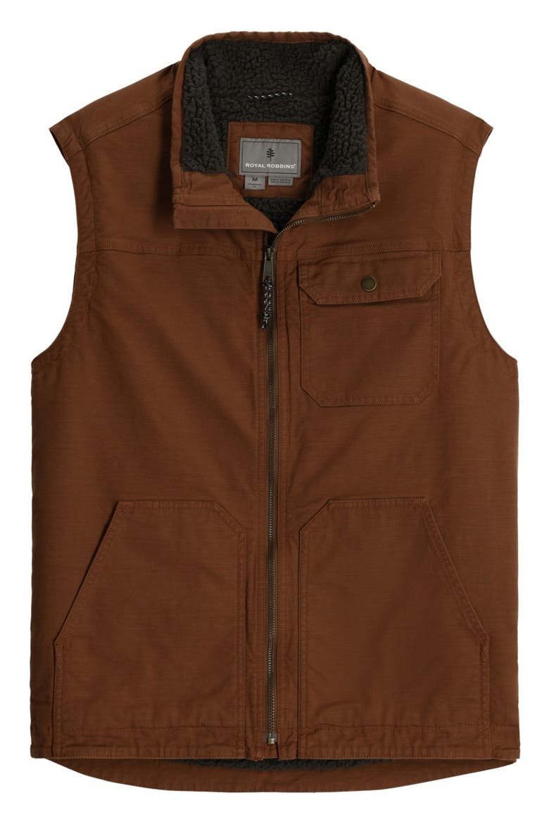 El Cap Canvas Vest, Main, color, SADDLE