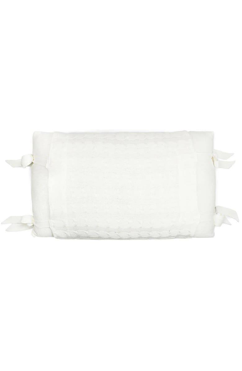 RIAN TRICOT Apron Crib Pillow, Main, color, Off White