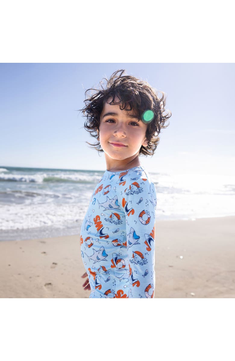 Bellabu Bear Kids' JAWS Set of 2 Piece Pajamas, Alternate, color, Jaws