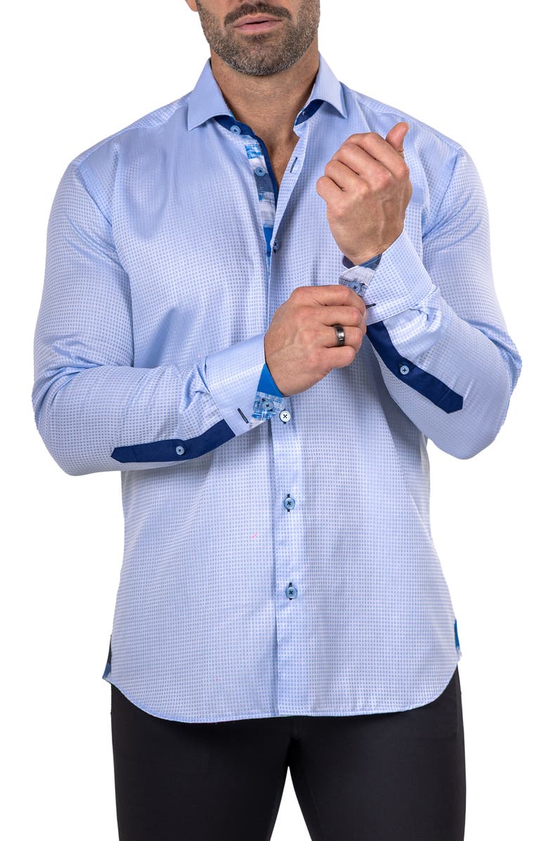 Maceoo Eins Marthy Contemporary Fit Cotton Button-Up Shirt, Alternate, color, 