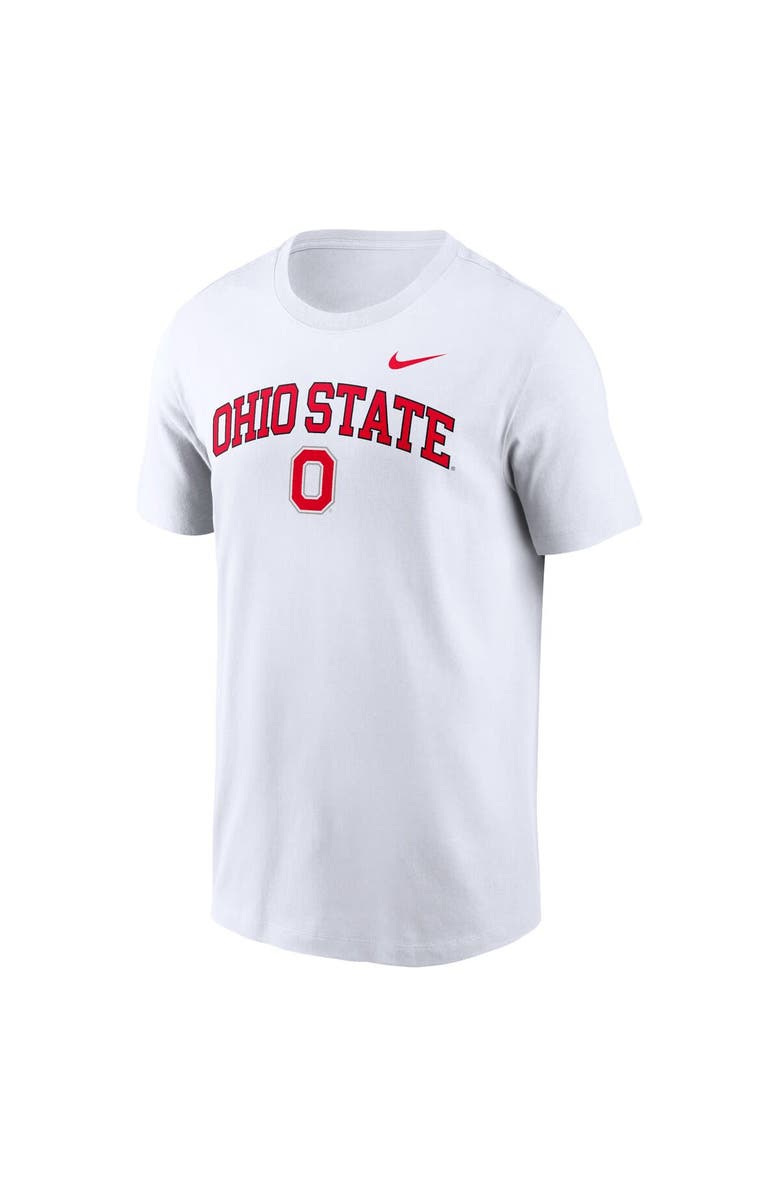 Nike Men's Nike White Ohio State Buckeyes Blitz 2-Hit T-Shirt, Alternate, color, 