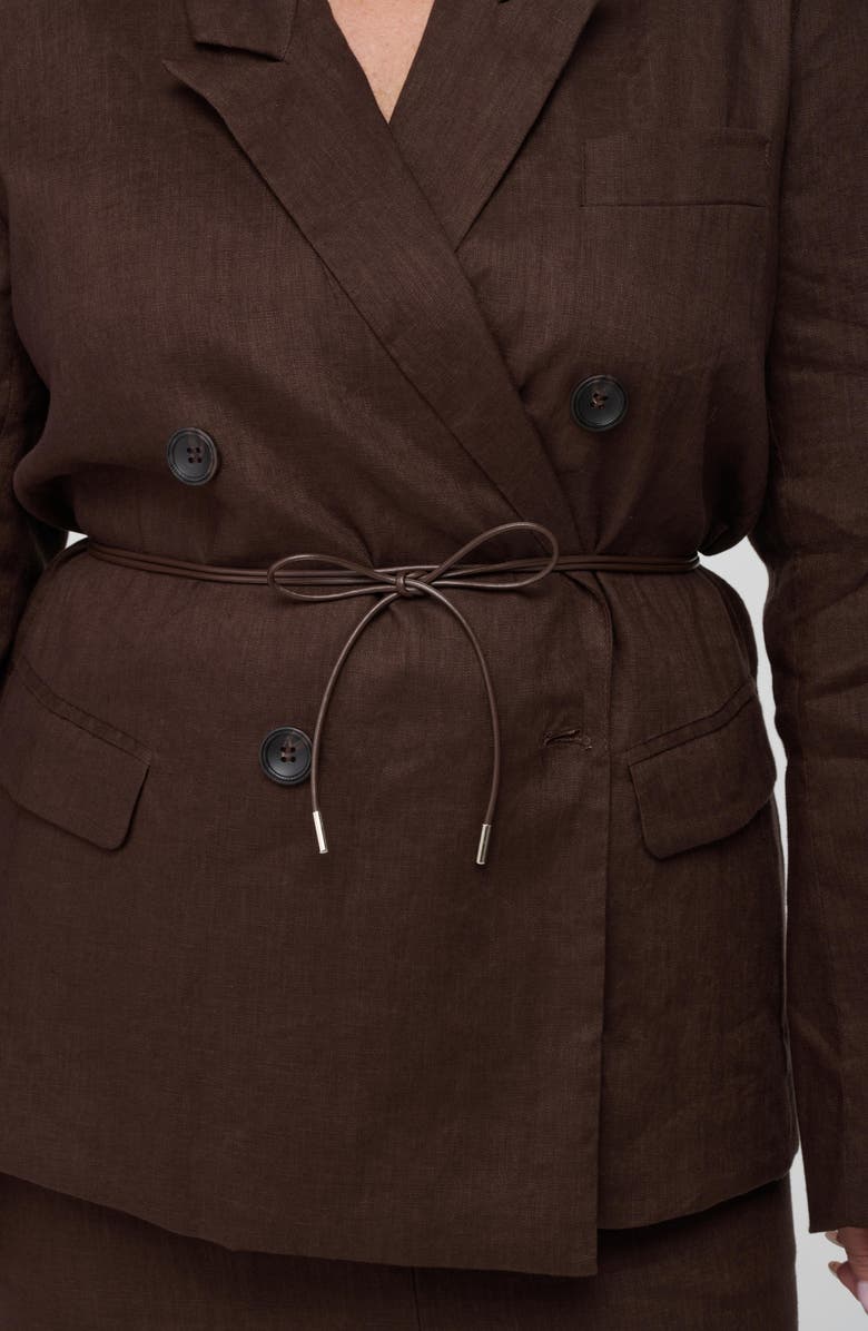 By Tess Collection Brooke Blazer, Alternate, color, Chocolate Brown