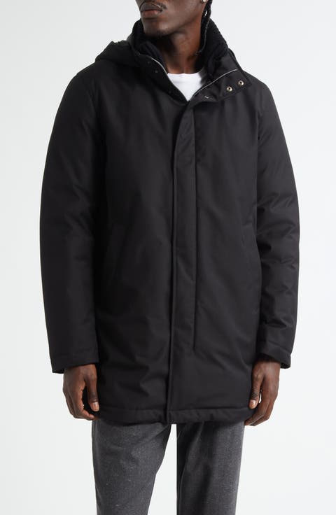 Windproof Hooded Down Parka