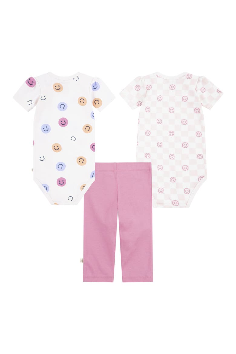 3-Piece Organic Cotton Bodysuit & Pants Set, Alternate, color, CHATEAU